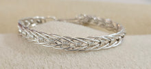 Load image into Gallery viewer, Custom Sterling Silver Wire Bracelet