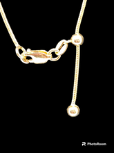 Load image into Gallery viewer, 030 Snake Magic Ball Chain Necklace Vermeil Gold