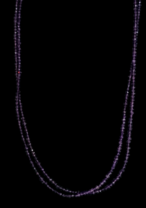 Natural Gemstone Beaded Necklace - Double Strand
