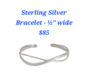 Sterling Silver 2 Wire Cuff Bracelet