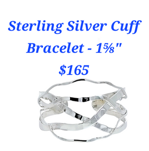 Sterling Silver 5 Wire Cuff Bracelet