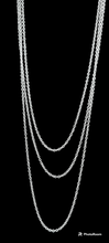 Load image into Gallery viewer, 060 Rolo Sterling Silver Chain Necklace