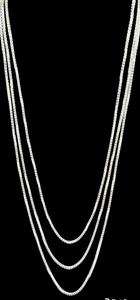 V28 Box Sterling Silver Chain Necklace