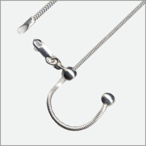 Adjustable 200 Snake Magic Ball Chain Sterling Silver