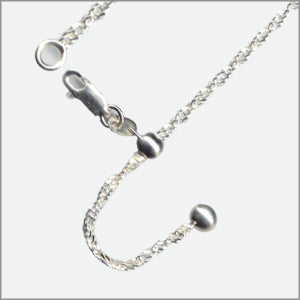Singapore Magic Ball Adjustable Chain Sterling Silver