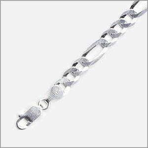 Figaro 100 Sterling Silver Chain